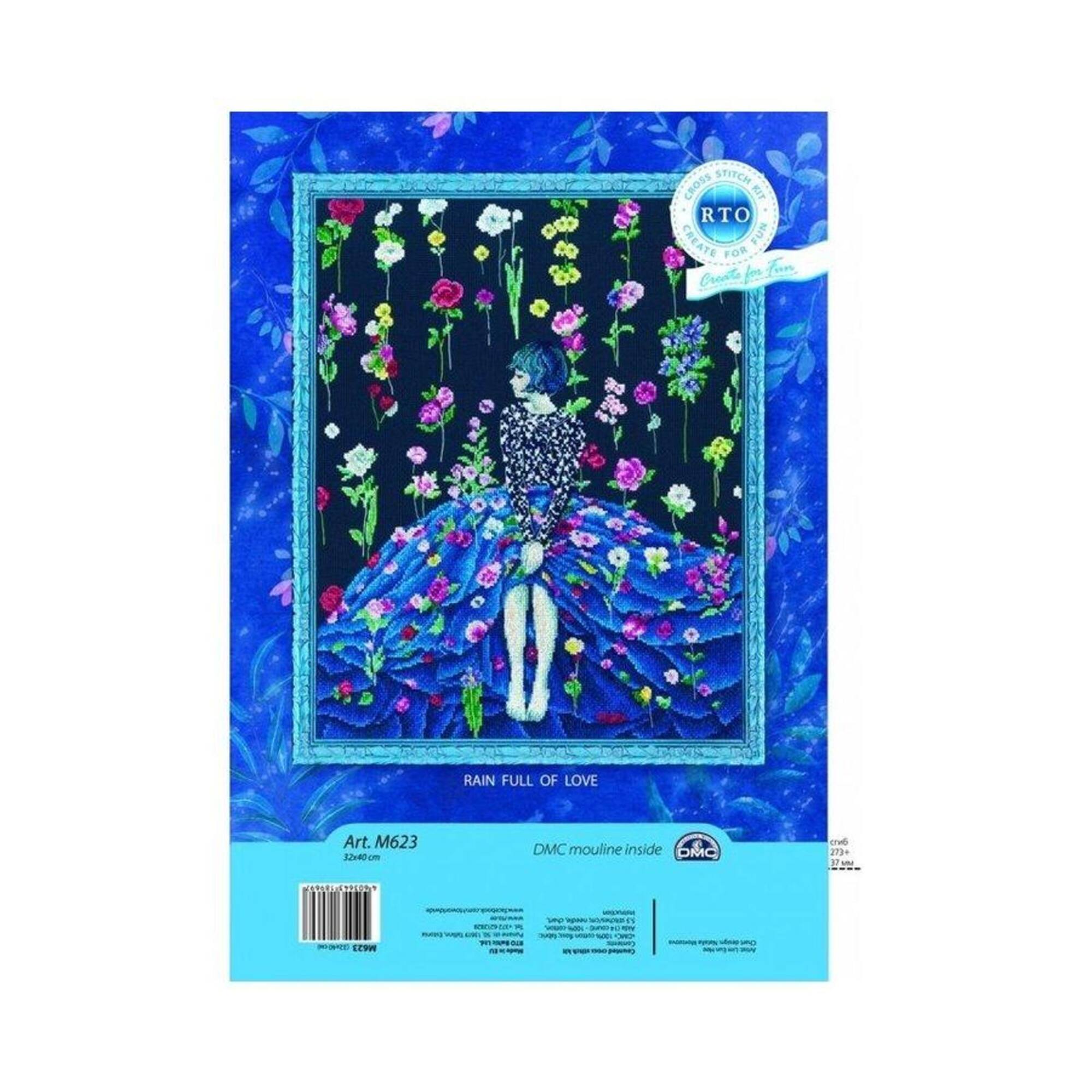 RTO Rain Full Of Love Cross Stitch Kit